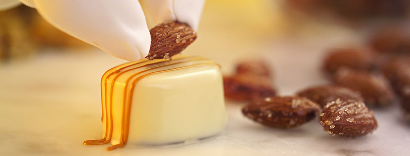 Das veredelte Praliné «Amande de Luxe» Das veredelte Praliné «Amande de Luxe»